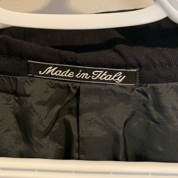 Mani by Giorgio Armani x Harry Rosen Navy Blue Blazer Jacket - Picture 2 of 16